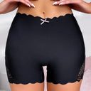 Ice Silk Lace Edge Safety Shorts Elegant Comfort for Women