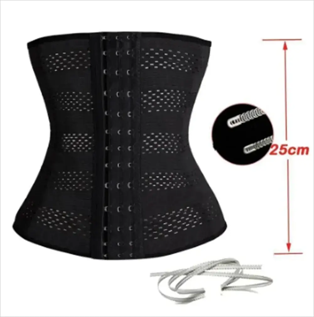 Plus Size Womens Latex Waist Trainer Shapewear Corset