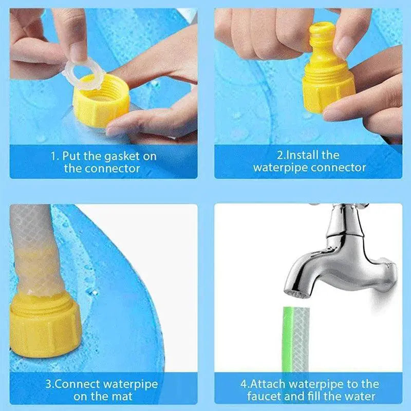 Summer Pet Interactive Water Sprinkler Cooling Mat For Dogs