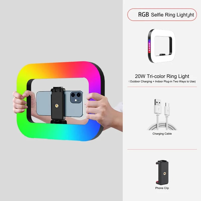 Handheld USB Ring Selfie Light