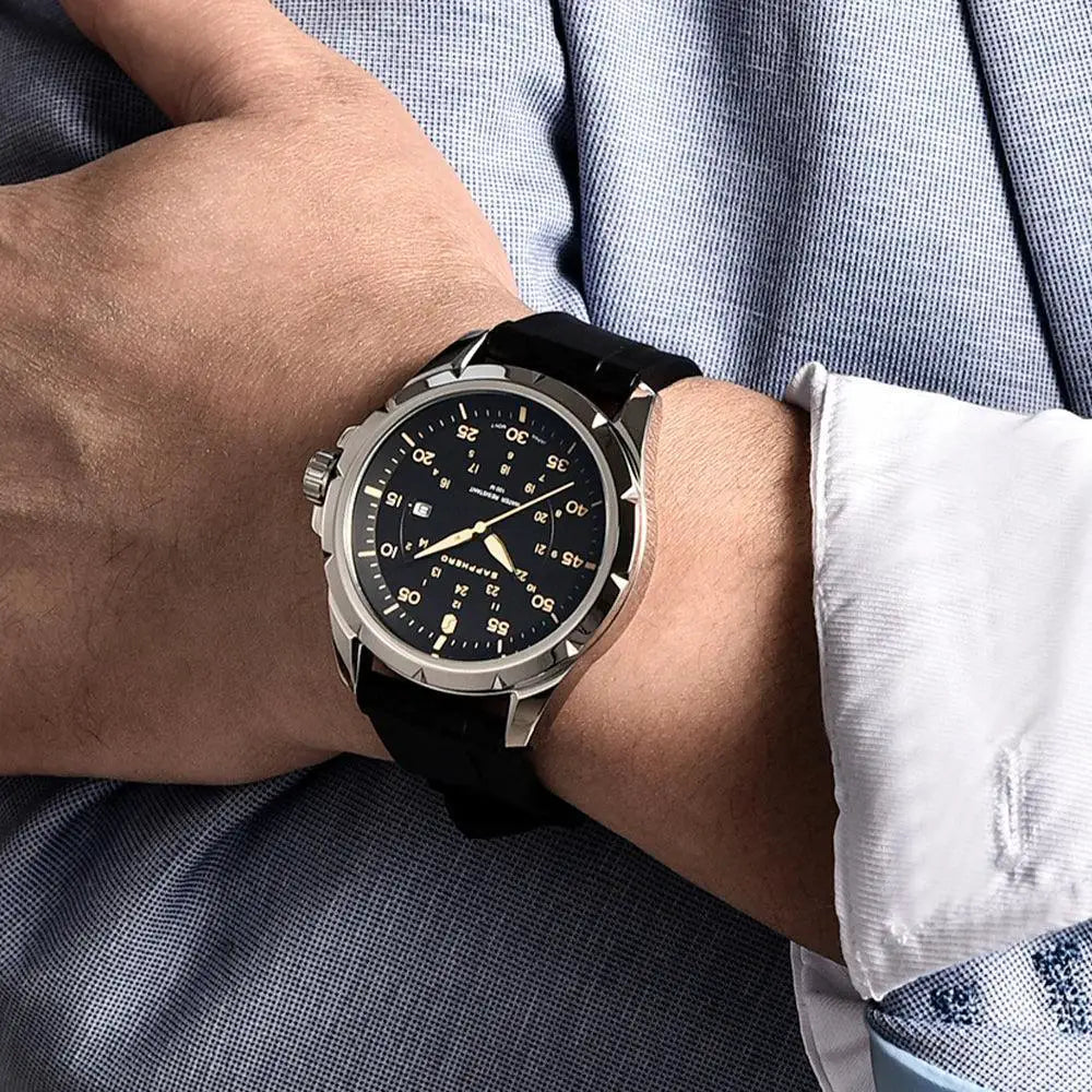 Luxury Waterproof Quartz Wristwatch For Timeless Elegance