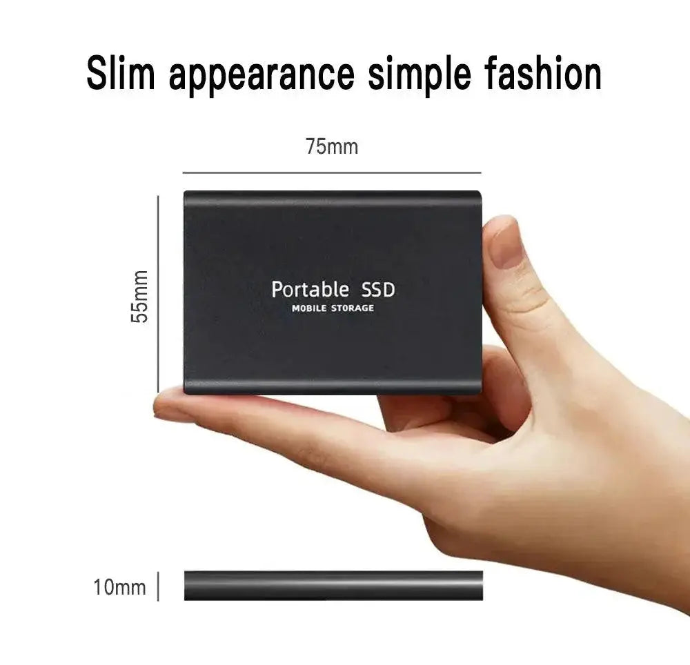 High Speed Portable SSD External Drive For Mobile Storage