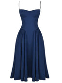 New Fashion Sexy Backless One Cut Collar Strap Dress