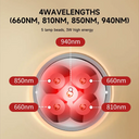 Portable Red Light Therapy Device Joints Muscles Pain Relief 810nm 850nm 940nm
