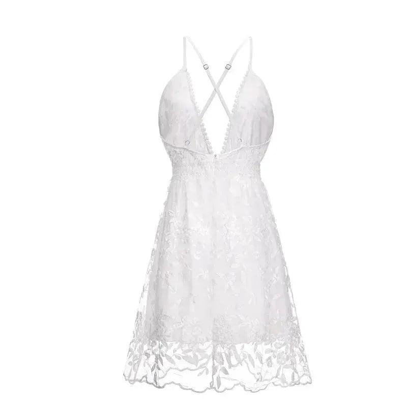 White Lace Beach Dress Summer Chic Fashion Essential