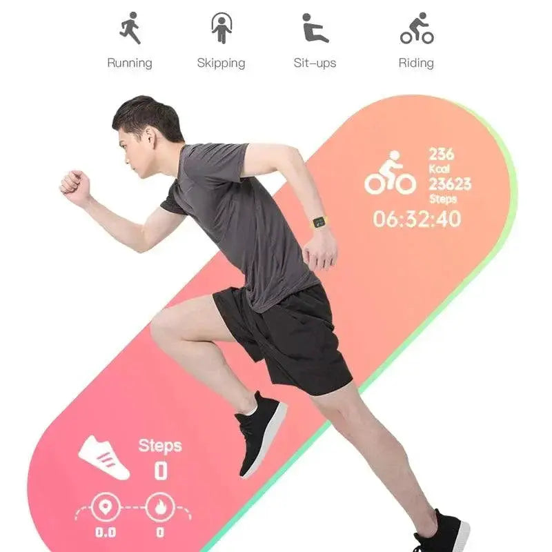 Smart Fitness Bracelet Sleep Monitoring And Heart Rate Alarm