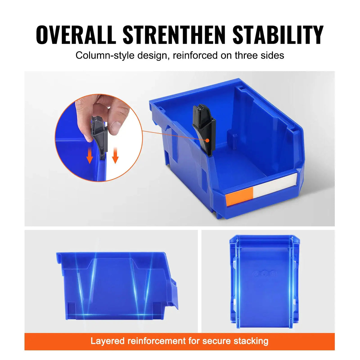 Compact Stackable Storage Cubes — product view 4