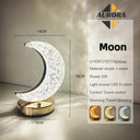 Moon Lamp: Stylish 3D LED Night Light with USB Charging
