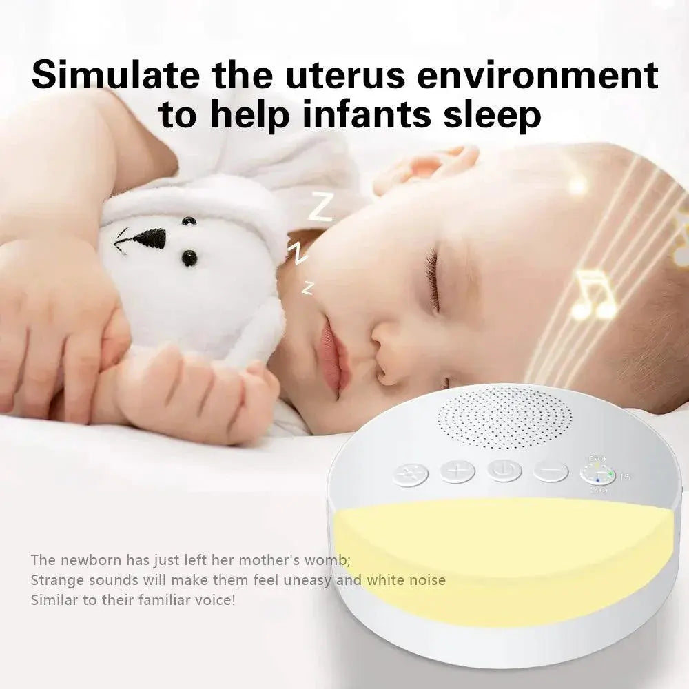 USB Rechargeable Portable Baby White Noise Machine For Sleep