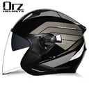 ORZ-705 Latest High Quality Motorcycle Helmet Half Covering Dual Lens Cascos para Motos Male Female Couple Capacetes de Moto