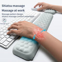 Ergonomic Wrist Rest with Shiatsu Massage for Comfort