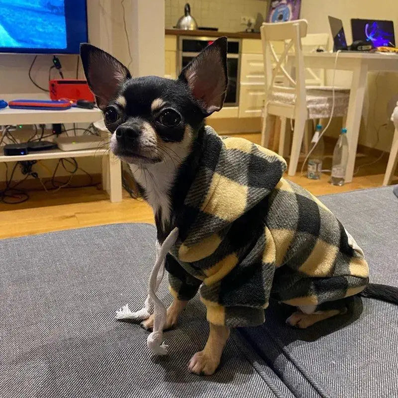 Winter Wool Pet Hoodie For Chihuahuas And Pugs Warmth