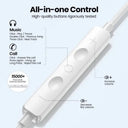 Wired Earphones - Universal Fit Clear Sound