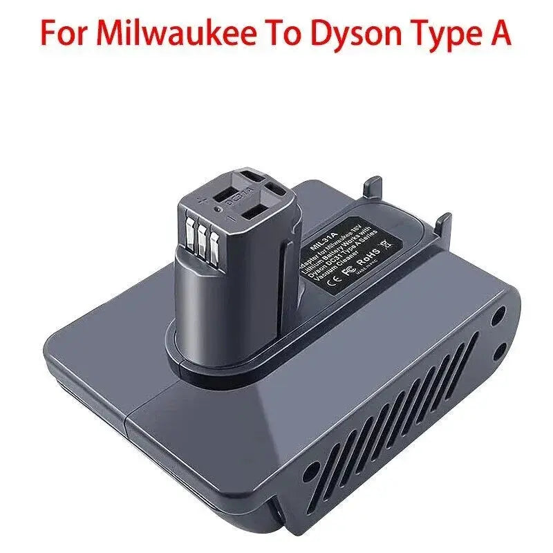 Adapter for Makita Milwaukee 18V Battery to Dyson Vacuum