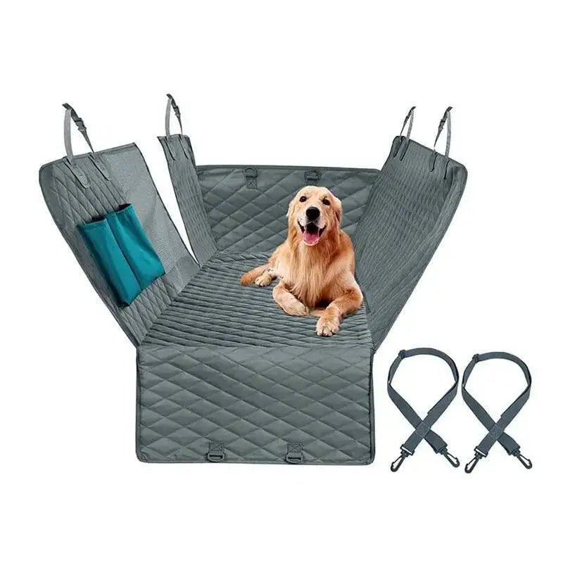 Double Zipper Waterproof Car Pet Seat Pad Rear Seat Cover
