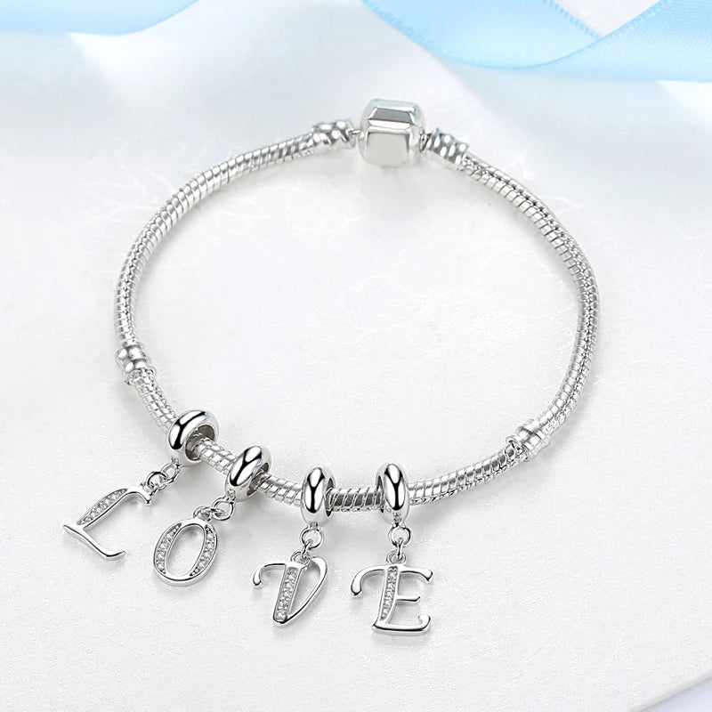 Sterling Silver Charm Bead Vintage