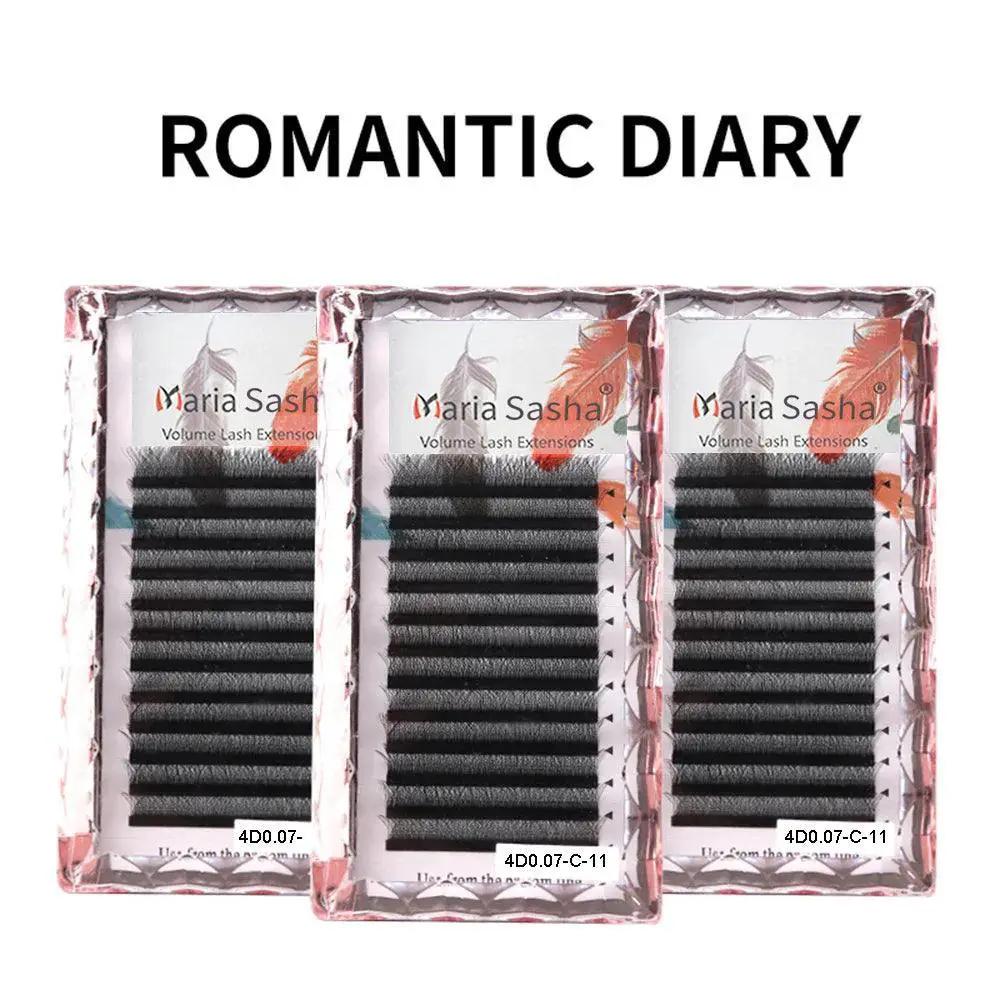 5D W Lashes Easy Fan Eyelash Extensions Set For Natural Look