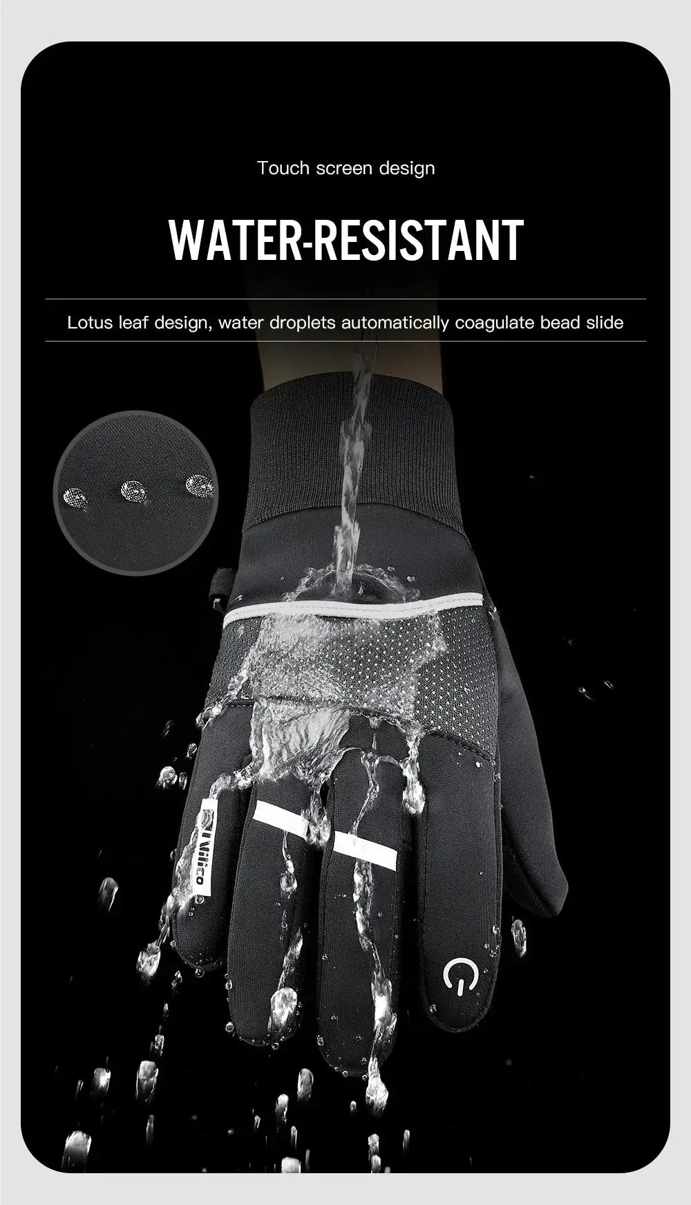 Warm Cycling Gloves for Winter Rides Edition AA — product view 18