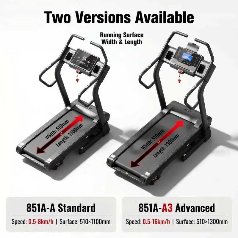 FOR K-FIT Motorized Inline Treadmill with Incline GS-851A-A(A-A3) Adjustable Slope Cardio Fitness Machine for Home Gym