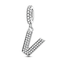 A-z Alphabet Charm Bead Sterling
