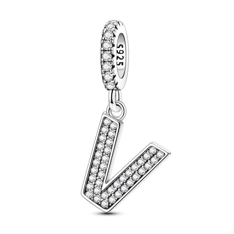 A-z Alphabet Charm Bead Sterling