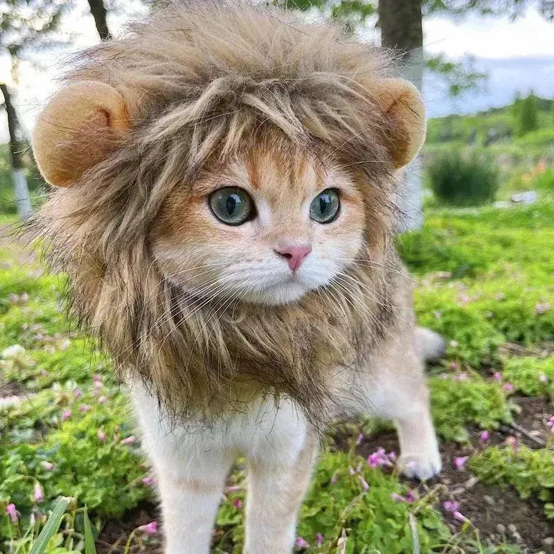 Cute Lion Mane Costume Hat Pets Adorable Dress Up Accessory