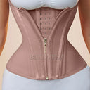 Fajas Colombians Girdles with Row Buckle and Zipper Waist Shaper