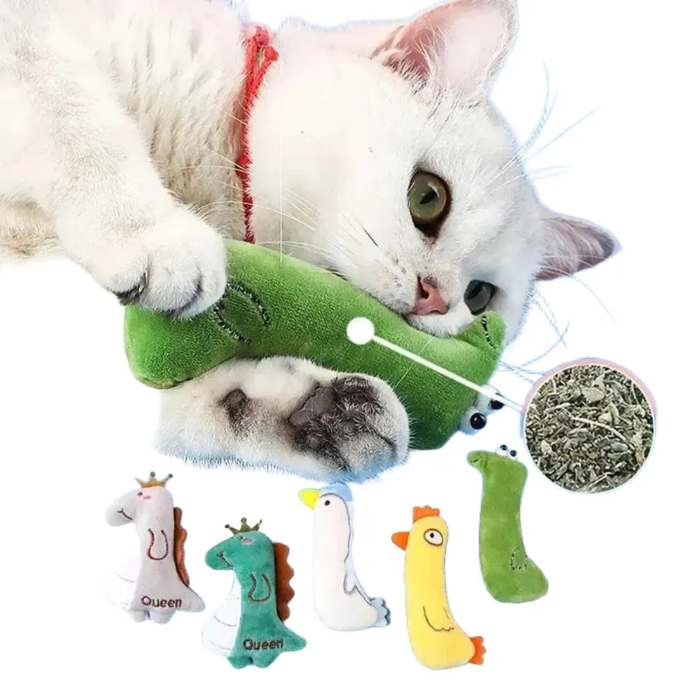 Dental Health Catnip Plush Toy for Cats — 2