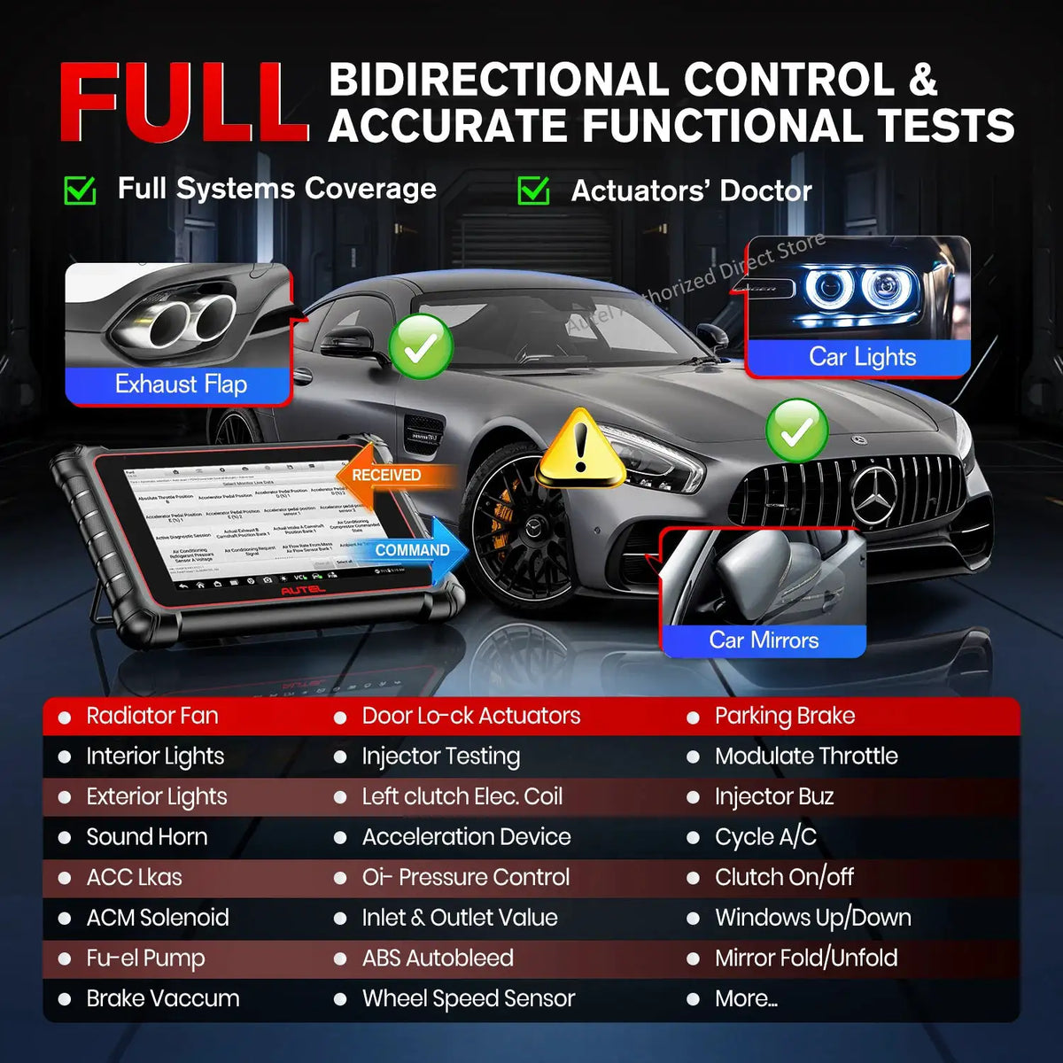 Autel MaxiPRO MP900-BT MP900BT OBD2 Diagnostic Tool Automotive Scanner ECU Coding Bidirectional Scan Tool CAN FD DoIP Upgraded of MP900