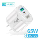 USLION GaN 65W Fast Charger for Travel