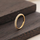Moissanite Ring in Sterling Silver Fashion