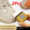 2pcs Shoes Eraser Portable Suede Sheepskin Matte Leather Care