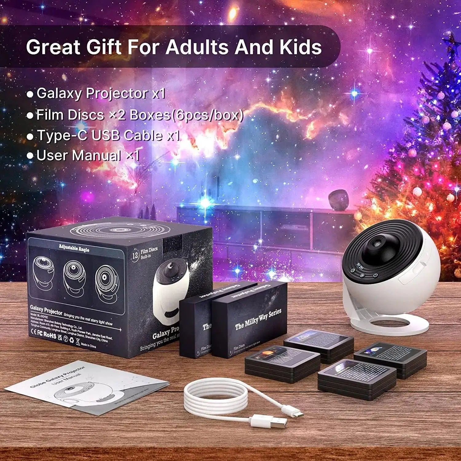 Cosmic 13 In 1 Star Projector Galaxy Night Light For All