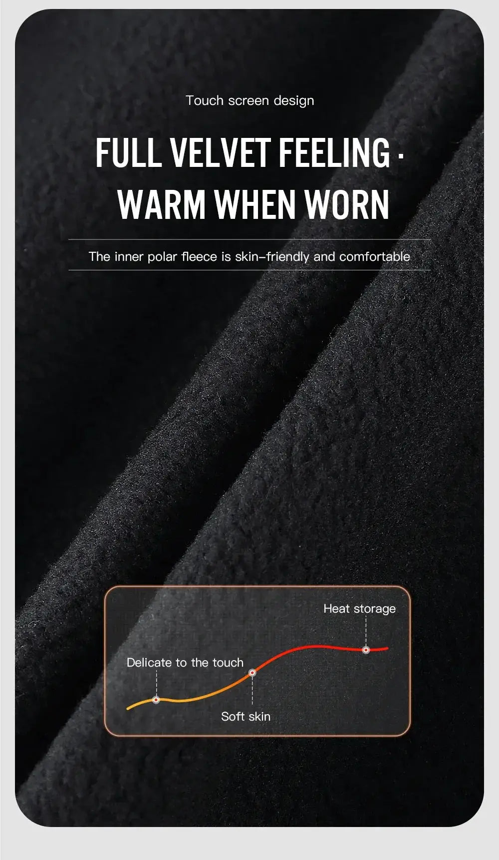 Warm Cycling Gloves for Winter Rides Edition AA — product view 16