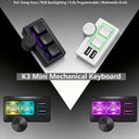 Hot-Swappable RGB Gaming Wired Mini Keyboard USB Portable Multi-Combination/Multi-Media Office/Gaming Custom Shortcut Keyboard