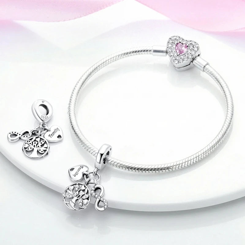 Mula Sterling Silver Charm Eternal