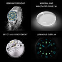 Cadisen Automatic Silver Men Watch