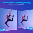 Webcam with Ultimate Clarity and Autofocus for Streaming