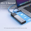 iDsonix SSD Enclosure for High-Speed Data Transfer Box