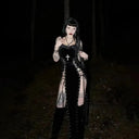 Velvet Gothic Maxi Dress For Women Today