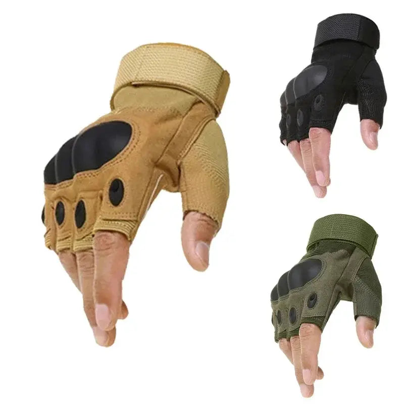 Half Finger Mens Outdoor Military Tactical Gloves Gear