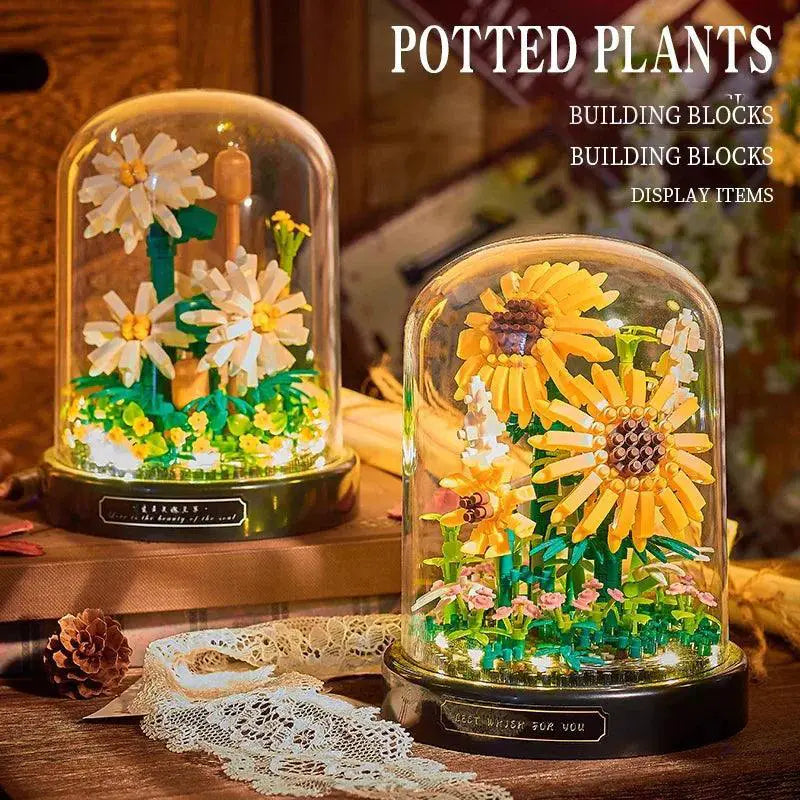 Micro Flower Building Blocks Creative Puzzle Toy Set For All