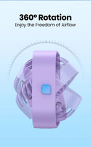 TOPK USB Portable Mini Fan 3 Speed 360°Rotatable Desk Fan