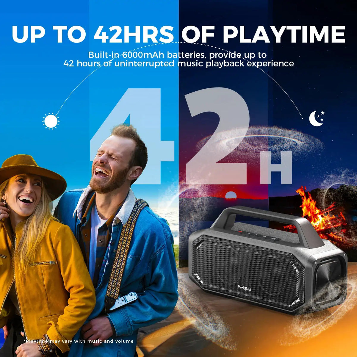 W-King Bluetooth Speaker Style AOOLH — product image 3