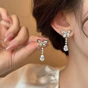 Drop Moissanite Earrings
