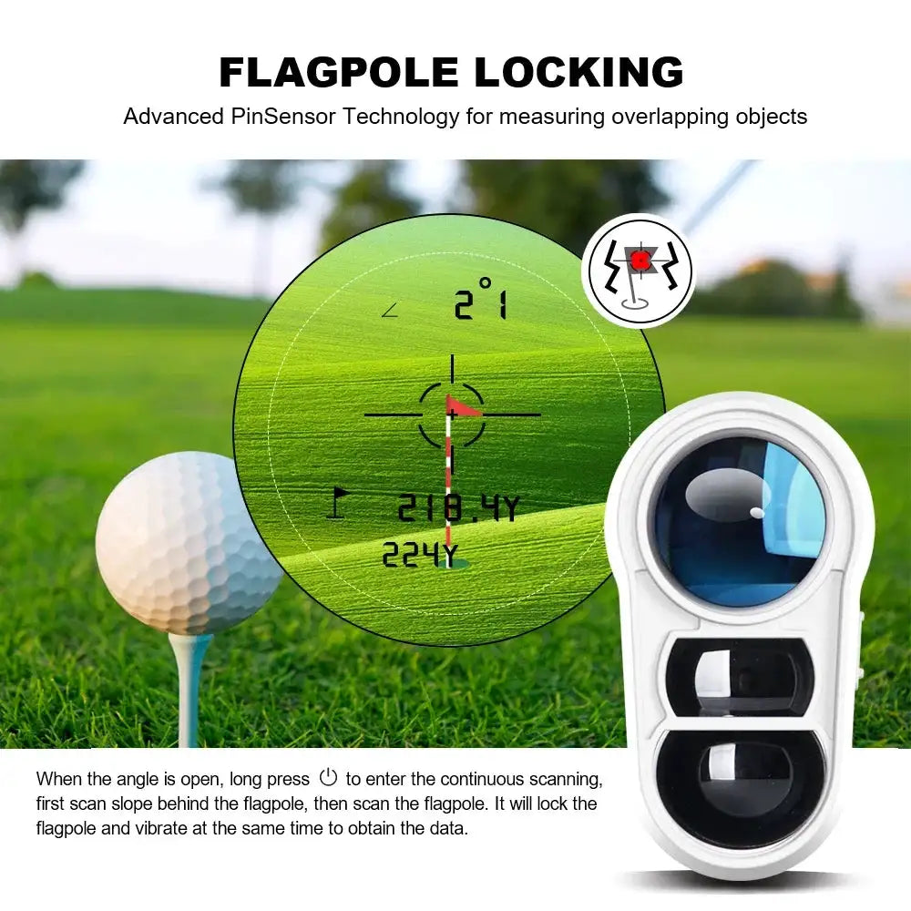 REVASRI Golf Laser Rangefinder 600M Telescope with Flag-Lock Slope Distance Meter or 1000M Camouflage Hunting Monocular
