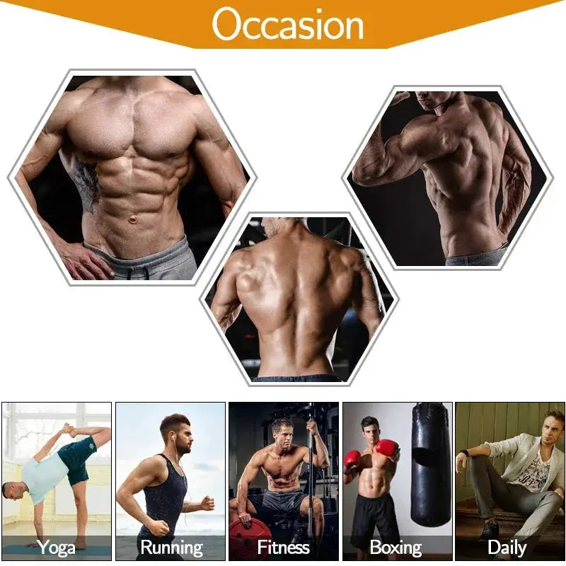 Hot Slimming Sauna Sweat Vest for Men Body Shaper Workout