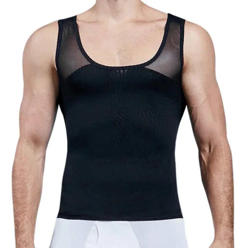 Men's Slimming Compression Shirt For Posture Support