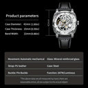 Glenaw Stainless Steel Automatic Watch for Modern Men Luxury