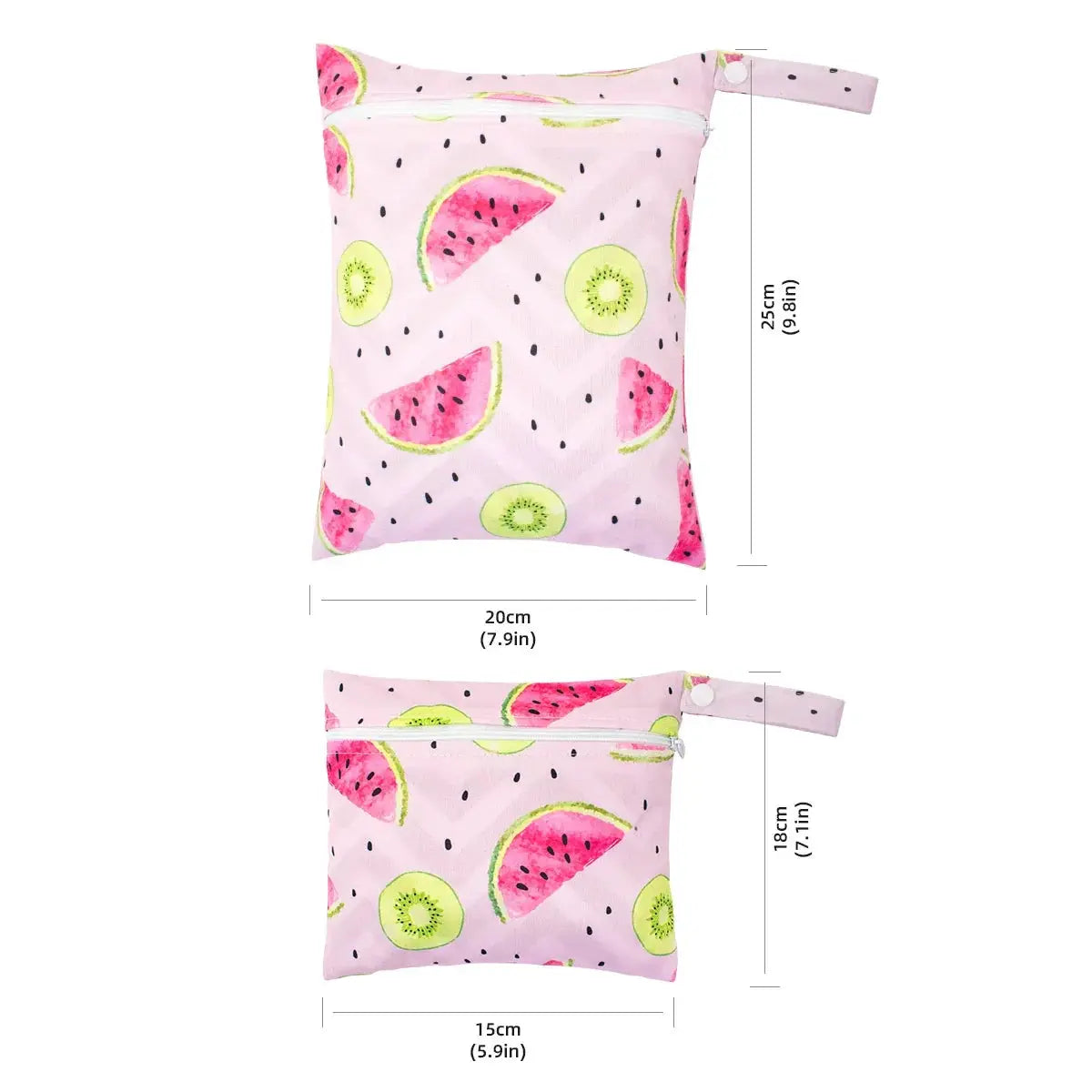 Two Piece Wet Bag Waterproof Yoga Bag With Zipper Pocket Set